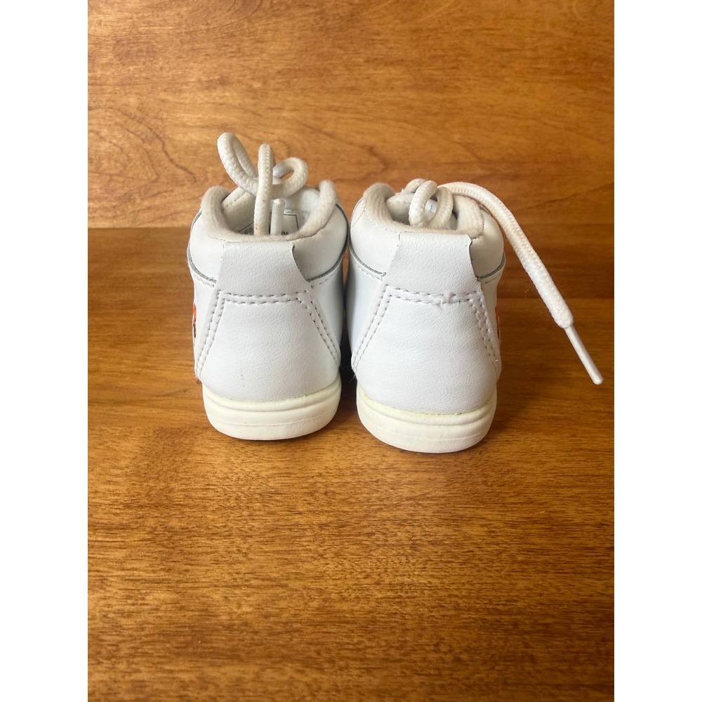 RARE Vintage Disney Winnie Pooh Tigger Piglet Baby 1 High Top Shoes Choo Choo - Picture 2 of 10